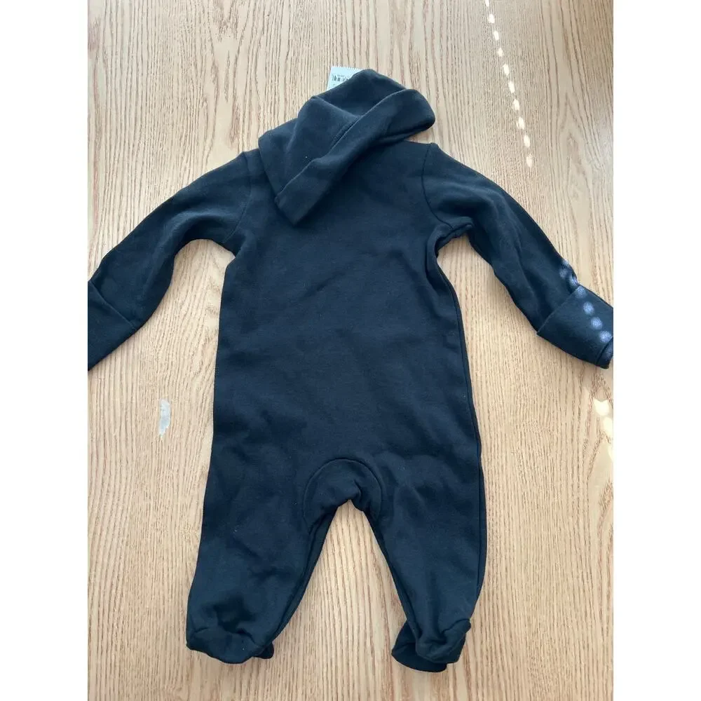 New Carters Just One You Baby 2pc Skeleton🩻 romper Bodysuit Black size Newborn